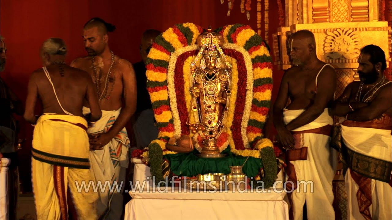 Head priest performing the rituals of the ceremony