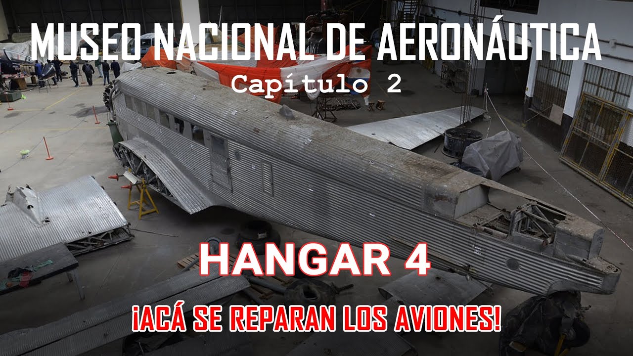 El Hangar secreto del Museo Nacional Aeronáutico de Morón donde se reparan los aviones.