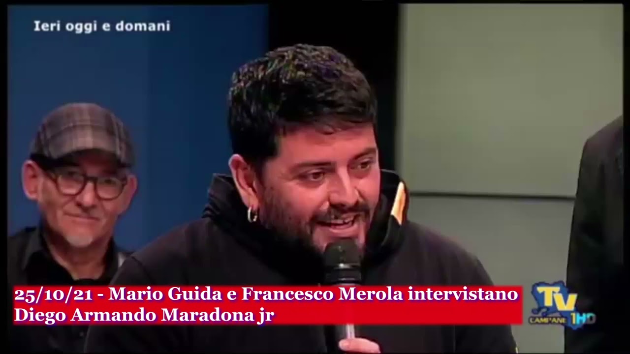 25/10/21 - Mario Guida e Francesco Merola intervistano Diego Armando Maradona jr