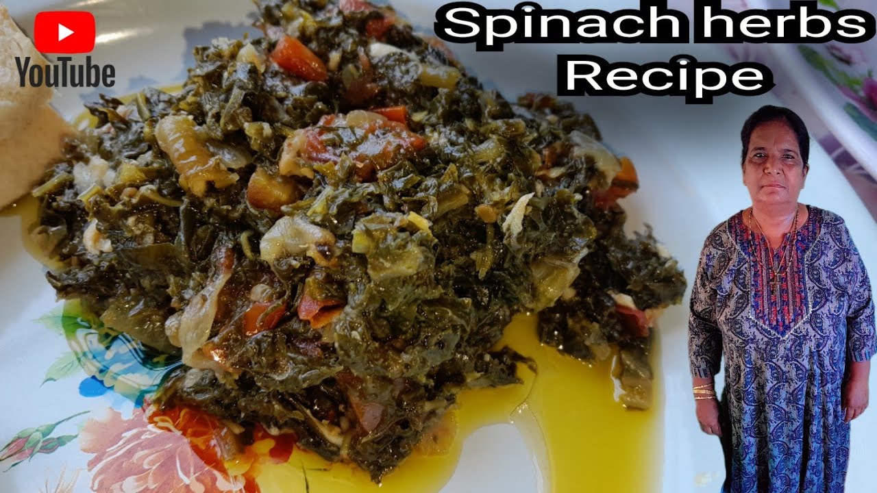 Простая и вкусная процедура очистки и приготовления шпината с зеленью.