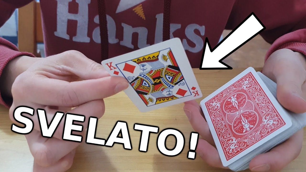 TUTORIAL TRUCCO DI MENTALISMO CON LE CARTE