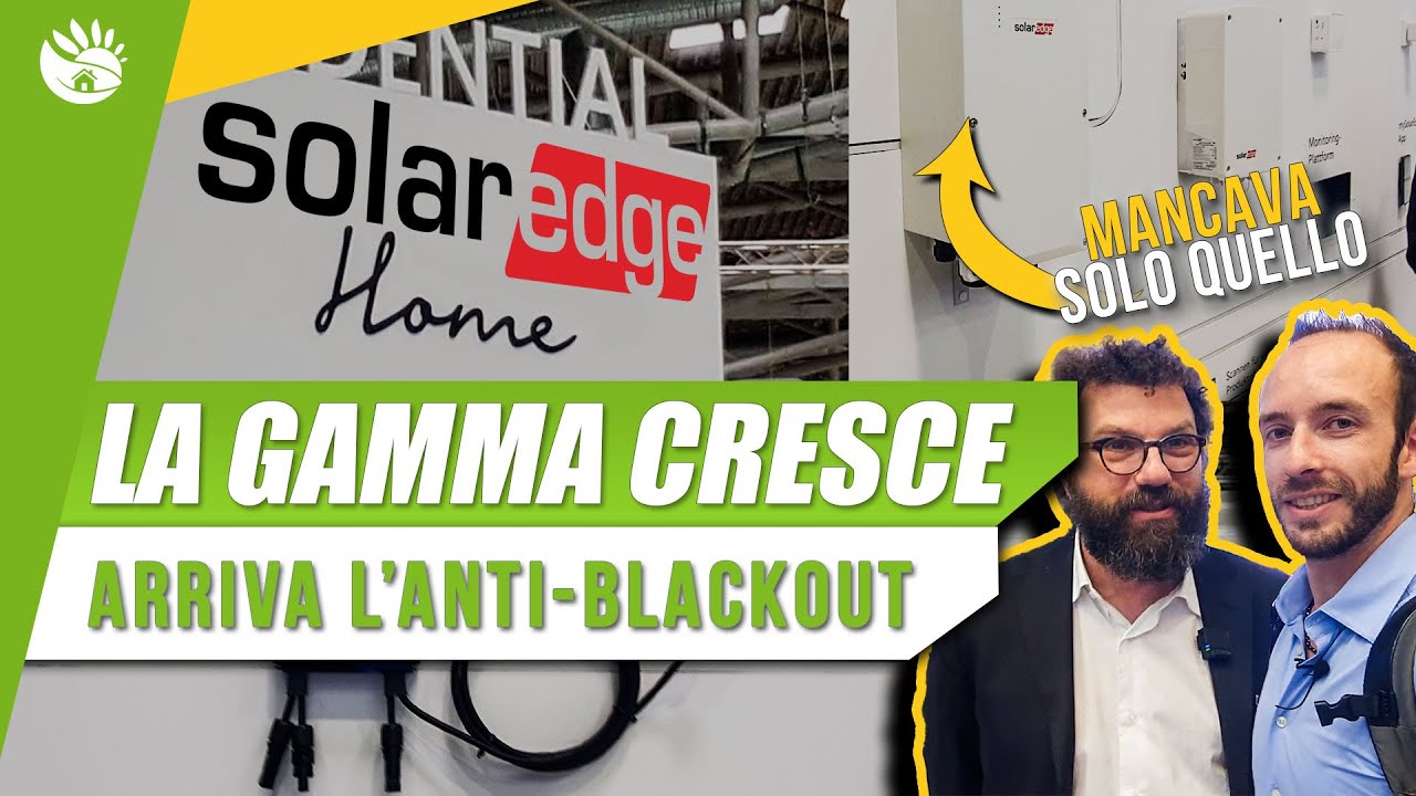 SOLAREDGE, il partner ideale per una CASA 100% ELETTRICA - [focus stand interSolar23]