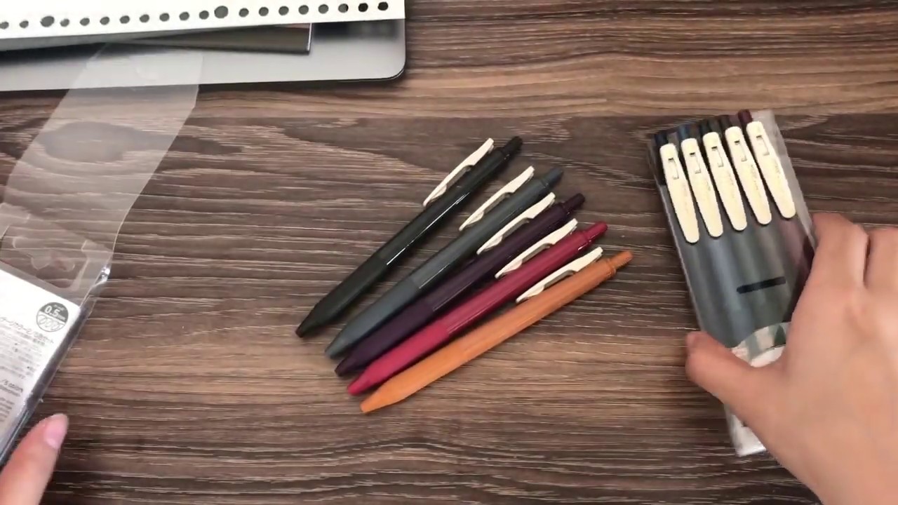 Zebra Sarasa Vintage pens Swatches| Stationery Haul + swatches |