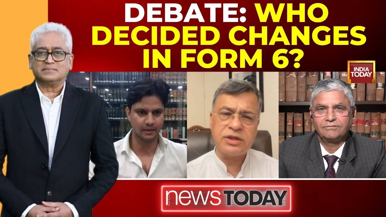 Rajdeep Sardesai Hosts Debate Over Changes Made In Form 6 And ECI Powers In S.I.R Controversy