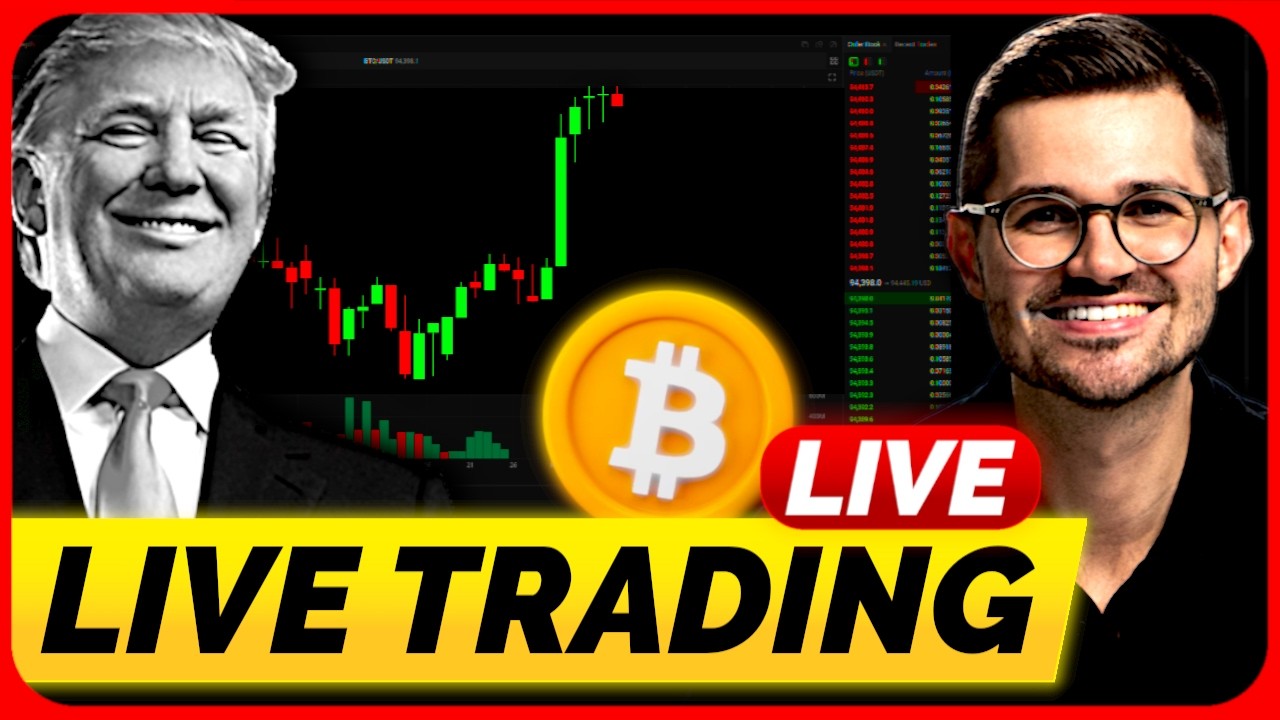 🔥Krypto: ACHTUNG! Donald Trump LIVE! Bitcoin und Altcoin Live-Trading🔥