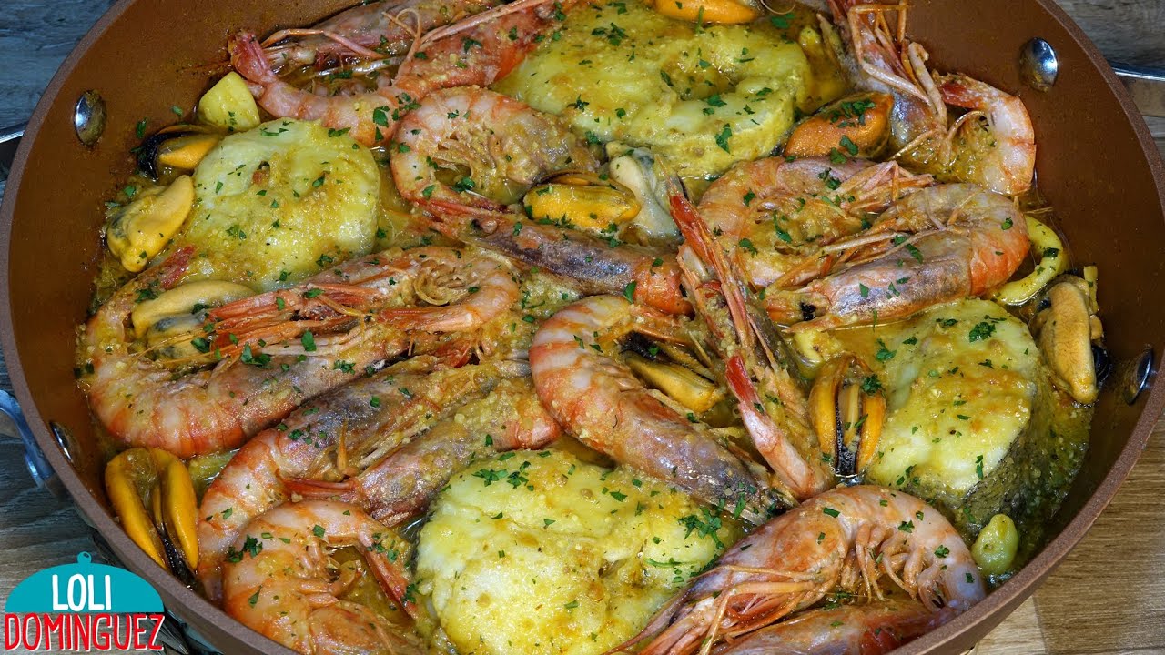 ZARZUELA DE MARISCO Y PESCADO ESPECIAL NAVIDAD - Loli Domínguez - Recetas - NAVIDAD - SEMANA SANTA