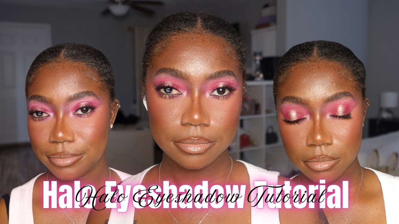 BEGINNER PINK HALO EYESHADOW TUTORIAL | STEP BY STEP EYESHADOW TUTORIAL