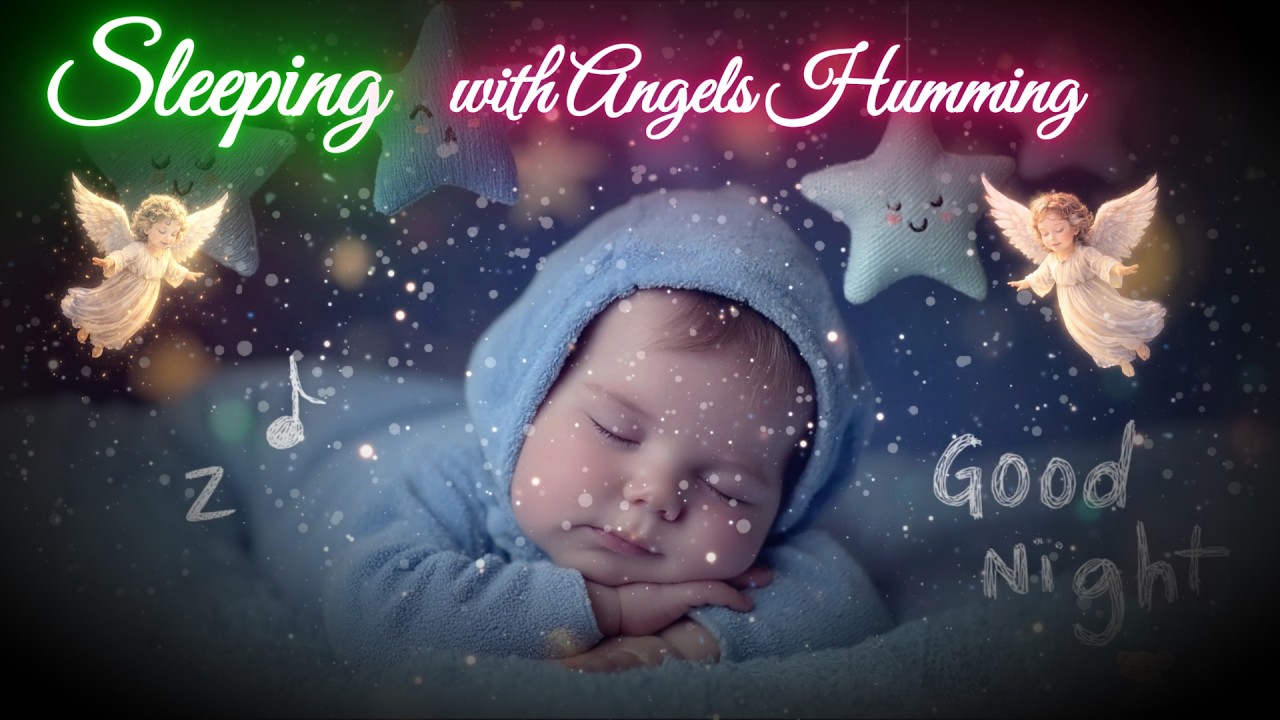 🌙✨Peaceful Heavenly Angel Humming  – 7 Hours Gentle Choir for Sleep | Black Screen After 20 Minutes