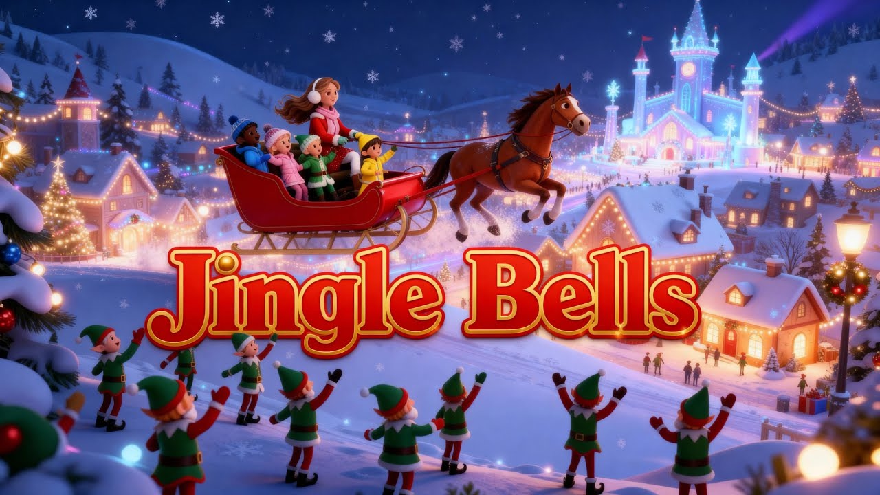 Jingle Bells 🎄 Christmas Songs for Kids | Miss Lily's Magical Sleigh Ride!