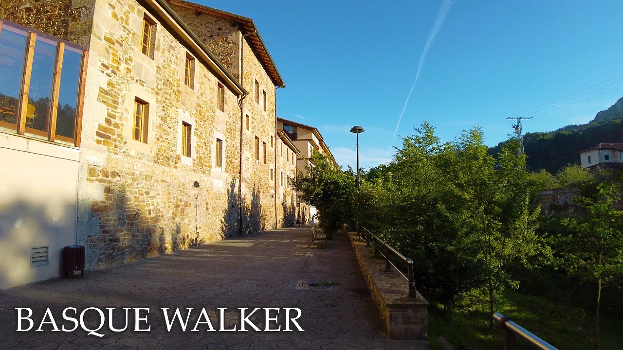 Areatza (Biscay) - Sweet Medieval Village | Walking tour Basque Country 4K