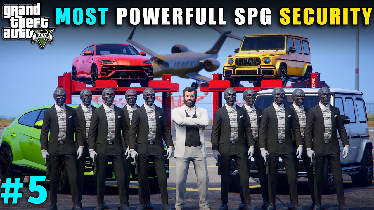 MOST POWERFULL SPG SECURITY FOR MICHAEL | GTA V GAMEPLAY #5