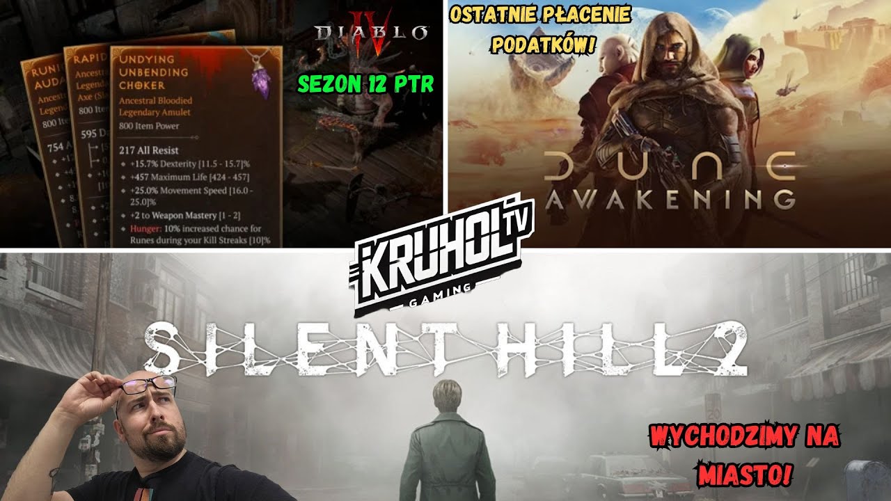 Вечер с пивом. Diablo 4 PTR - Dune Awa. 3 глава, и мы всё ещё играем в Silent Hill 2 - Присоединя...