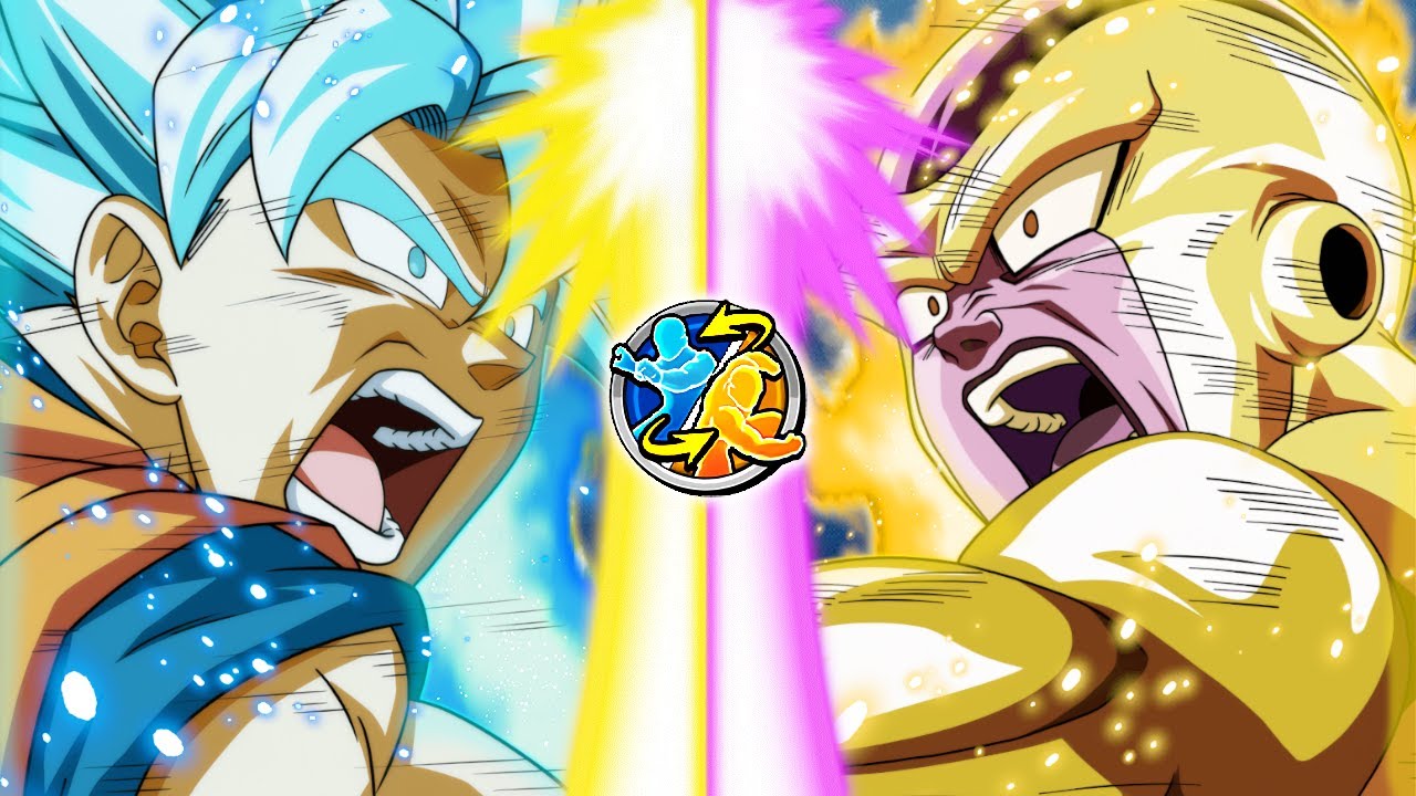 O equilíbrio esquisito entre Ataque e Defesa, Goku e Freeza do 10° Aniversário de Dokkan Battle