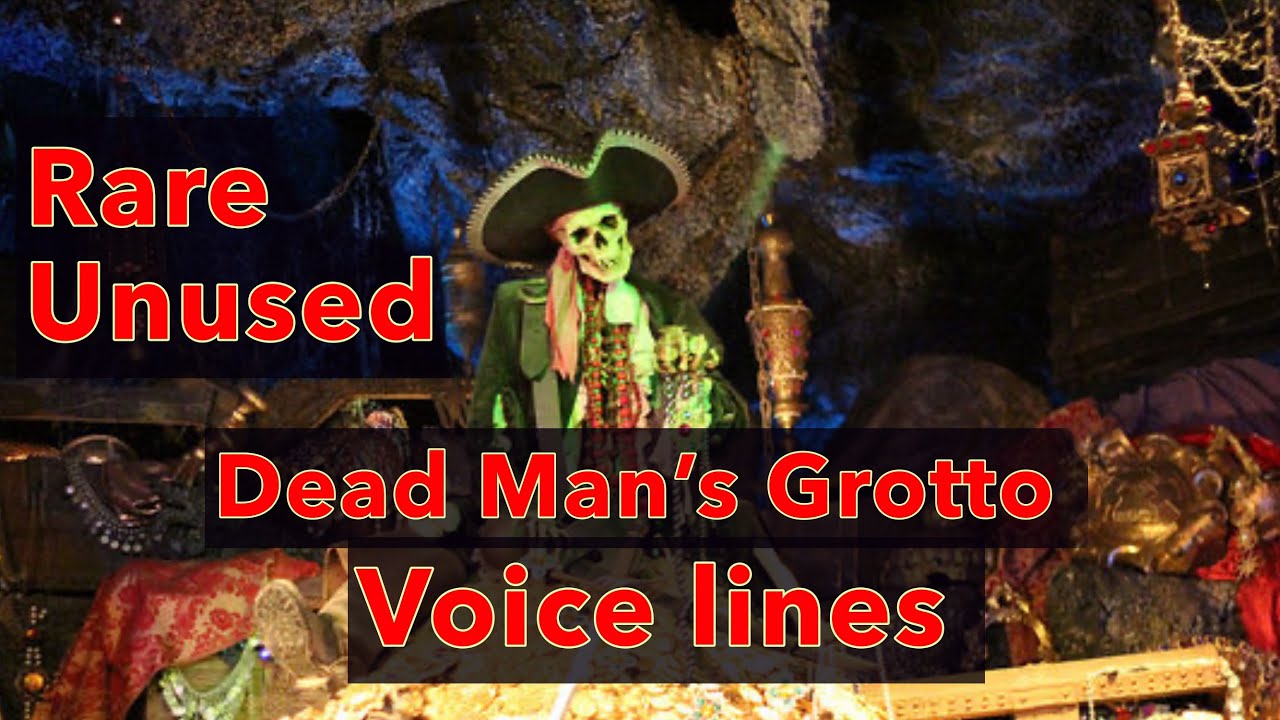 Rare unused Pirates of the Caribbean Dead man’s Grotto speech lines audio