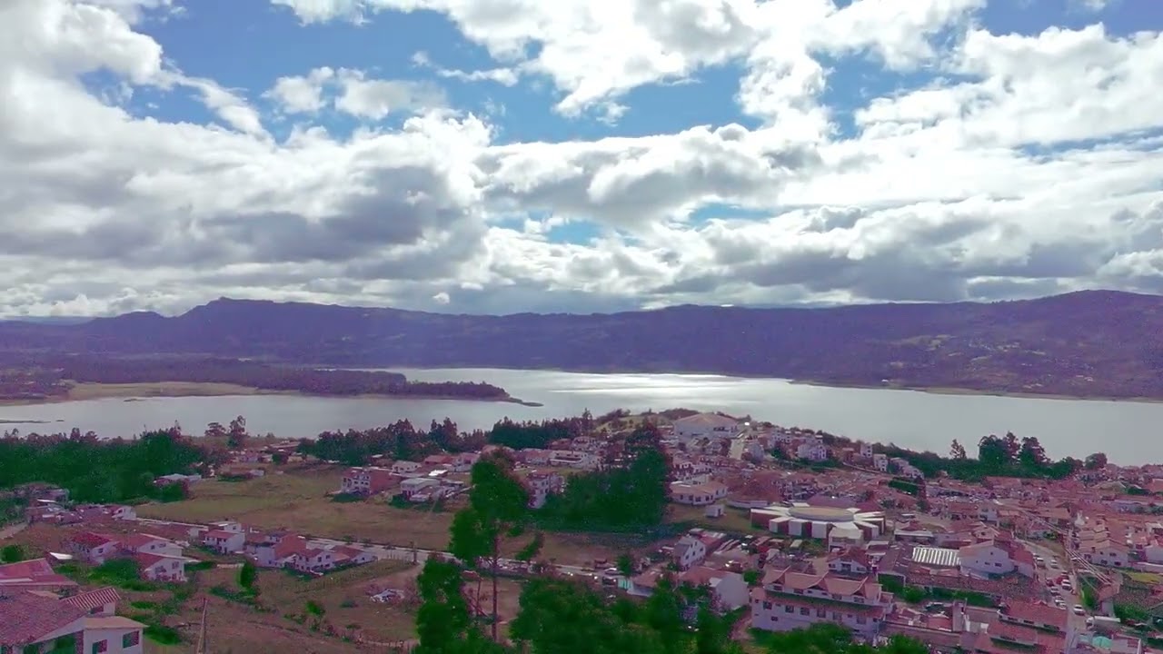 Guatavita vista del embalse