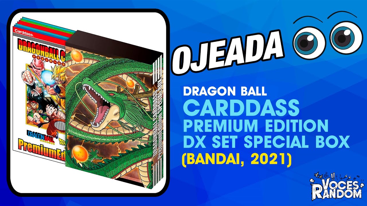 DRAGON BALL CARDDASS Premium Edition DX Set (Bandai, 2022)👓👀 OJEADAS / GLANCES