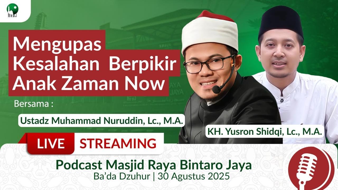 SPESIAL PODCAST | MENGUPAS KESALAHAN BERPIKIR ANAK ZAMAN NOW | USTADZ MUHAMMAD NURUDDIN & GUS YUSRON