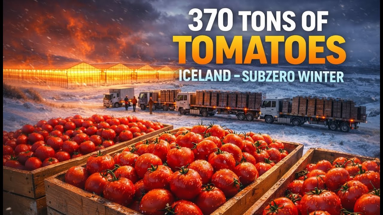 Iceland Grows Tomatoes in –5°C Winter by Drilling 200m Underground —The Result Is Unbelievable