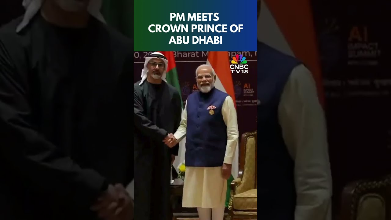 PM Modi Meets Crown Prince Of Abu Dhabi, Sheikh Khaled Bin Mohamed Bin Zayed Al Nahyan | N18V
