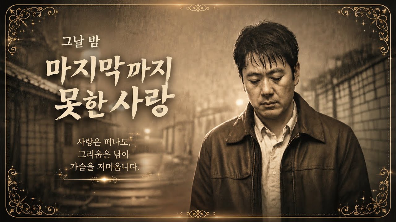 마지막까지 못한 사랑 | 락발라드 트로트 | 새벽이슬 Music