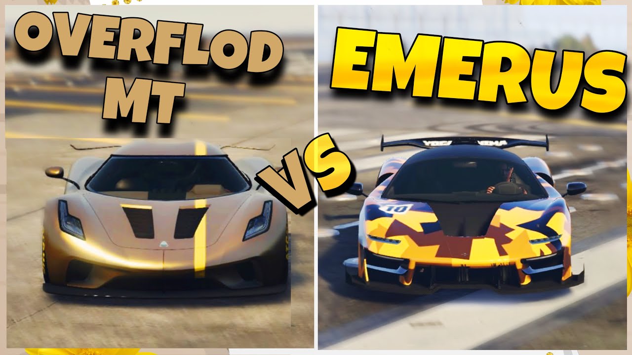 Progen Emerus VS OverFlod Entity MT GTA 5 RACE.