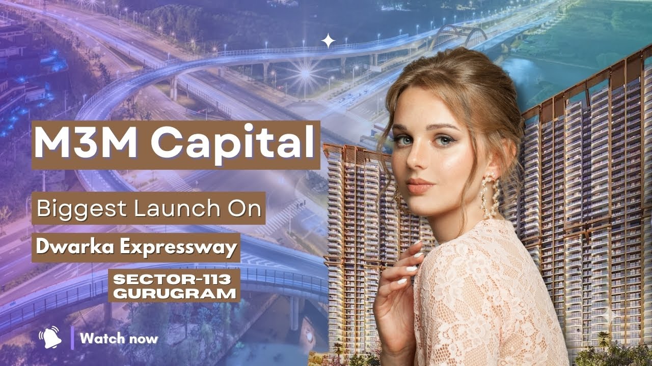 Live at the edge of Delhi, right on the Dwarka Expressway.🌆✨| M3M Capital | Khushi Housing Solutions