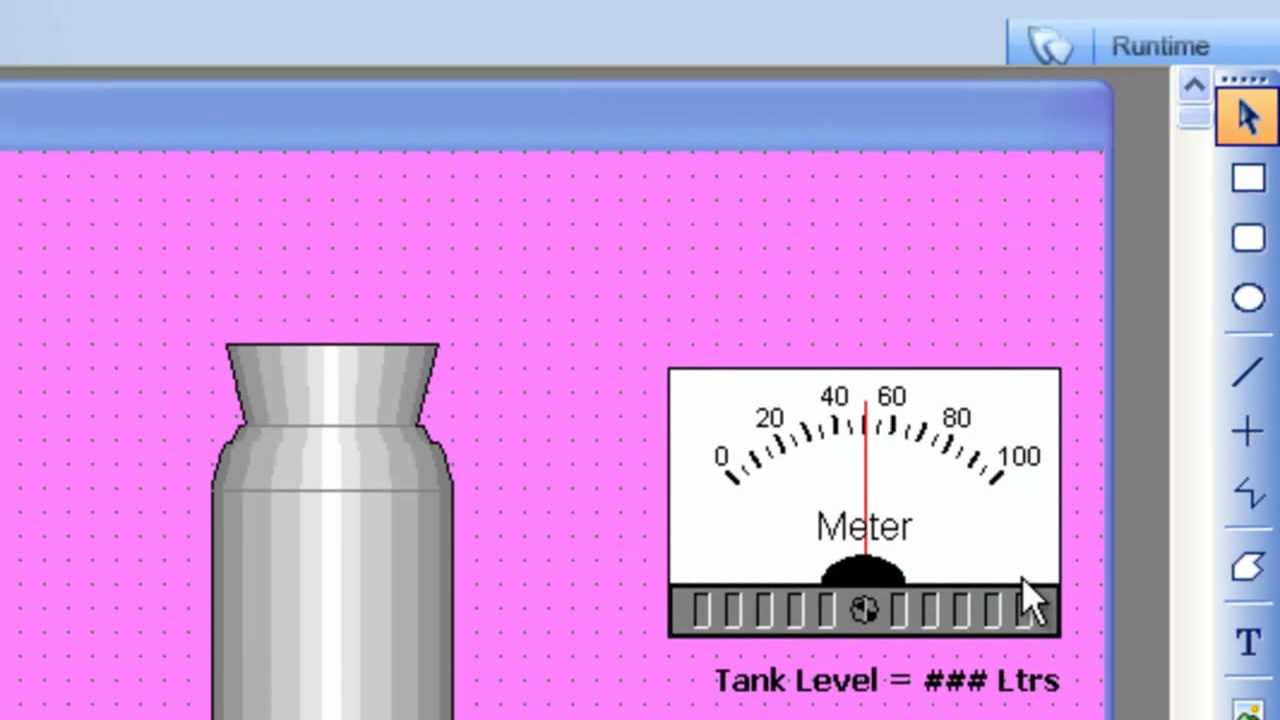 TISHITU SCADA Basic Tank Filling Plant by Intouch Wonderware