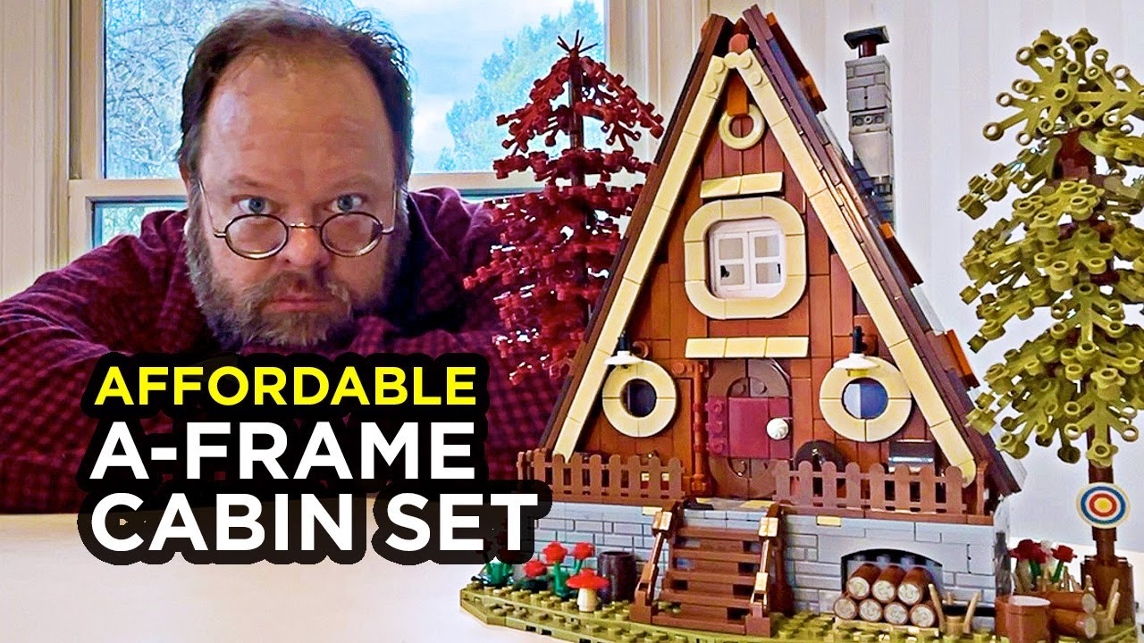 Affordable Alternative to Lego A-Frame Cabin 21338 &ndash; DIY Build & Review