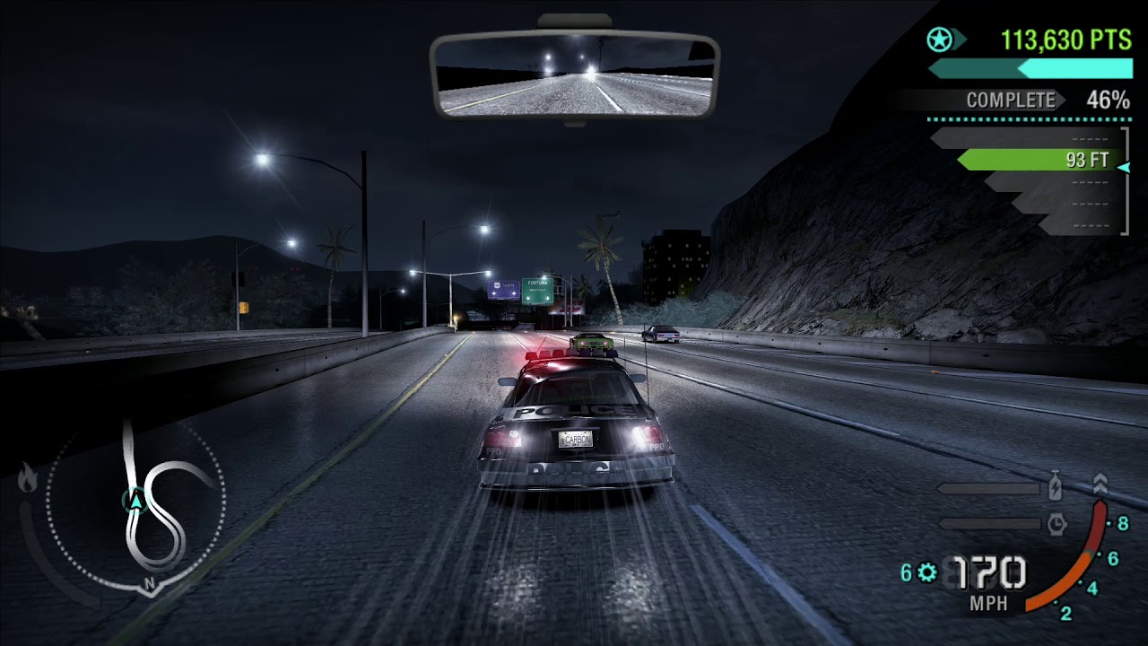 Need for Speed Carbon highway dual on AI mode