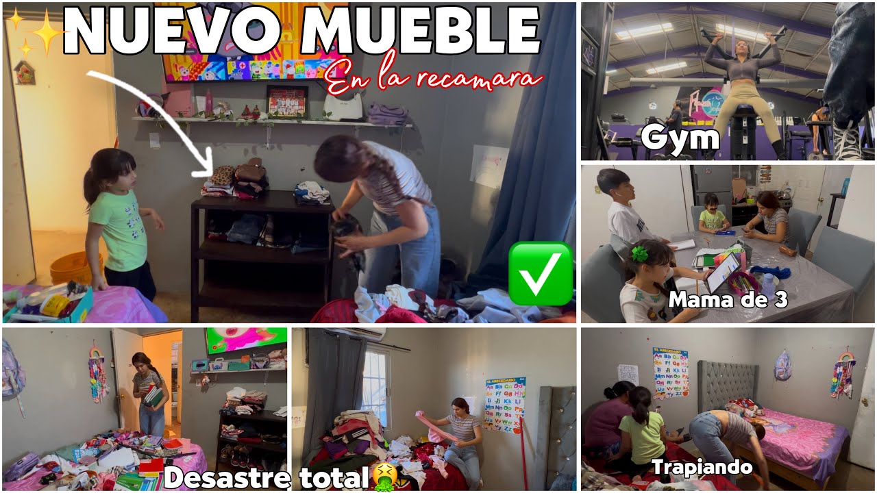 Poorfin tenemos NUEVO MUEBLE✔️para la ropa de  mis niños✨organizando TODO👚cuando me MUDARE?🏡de casa?