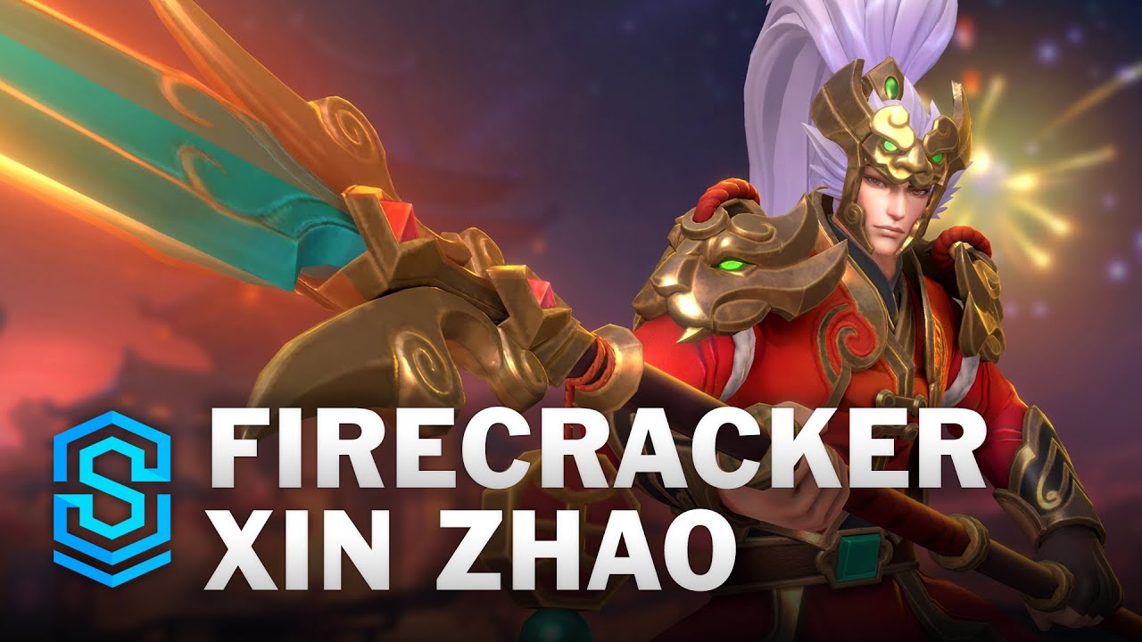 Firecracker Xin Zhao Wild Rift Skin Spotlight