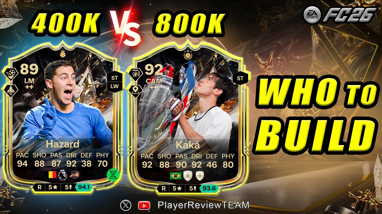 5⭐5⭐ Кака 92 + 5⭐5⭐ Эден Азар 89 Трофейные Титаны SBC | Обзор игрока FC 26