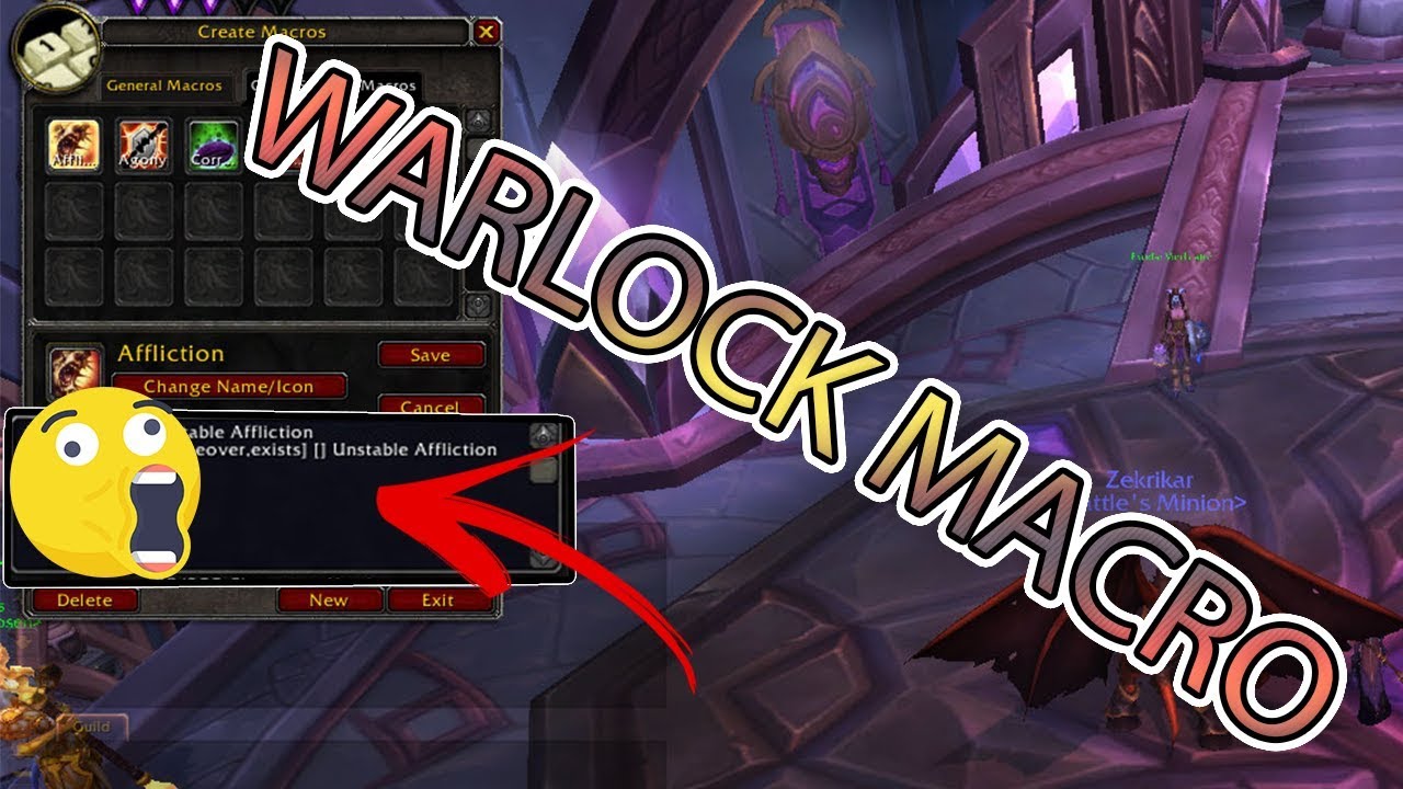 7.3.5 AFFLICTION WARLOCK MACRO! ( World of Warcraft )