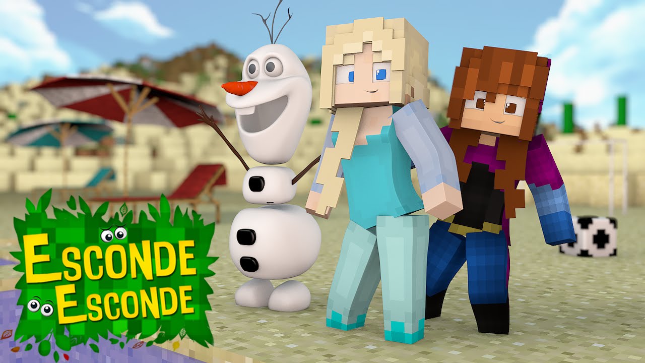 Minecraft: FROZEN NO VERÃO! (Esconde-Esconde)
