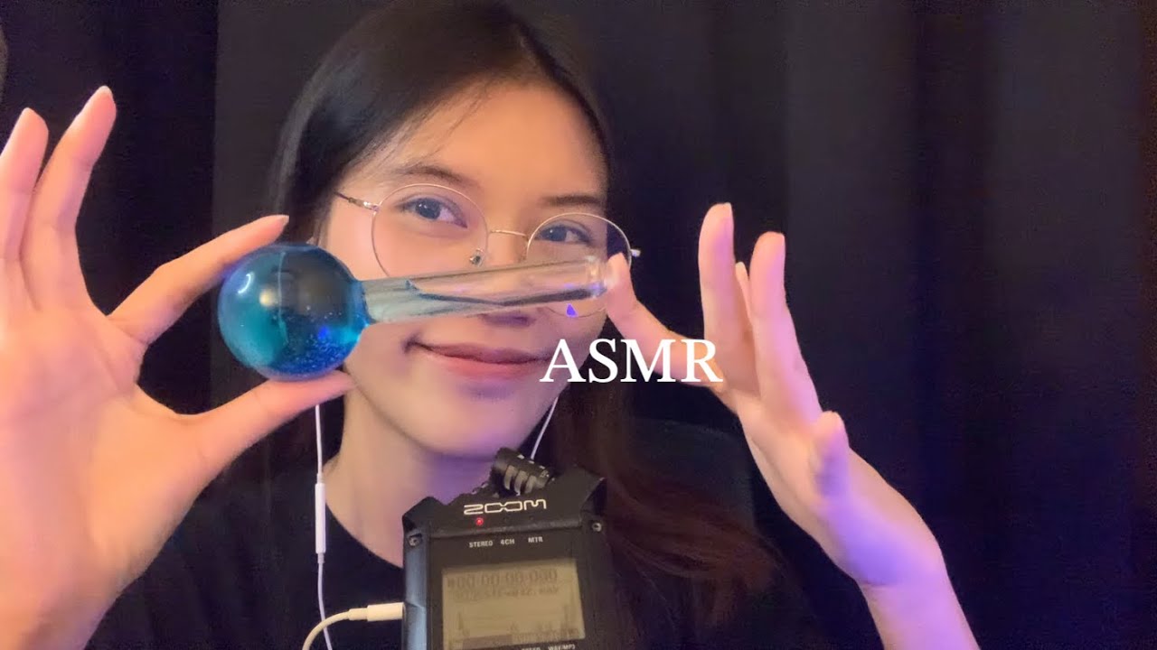 ASMR Thai Whispering for Sleep / Water and Mouth Sounds 😴