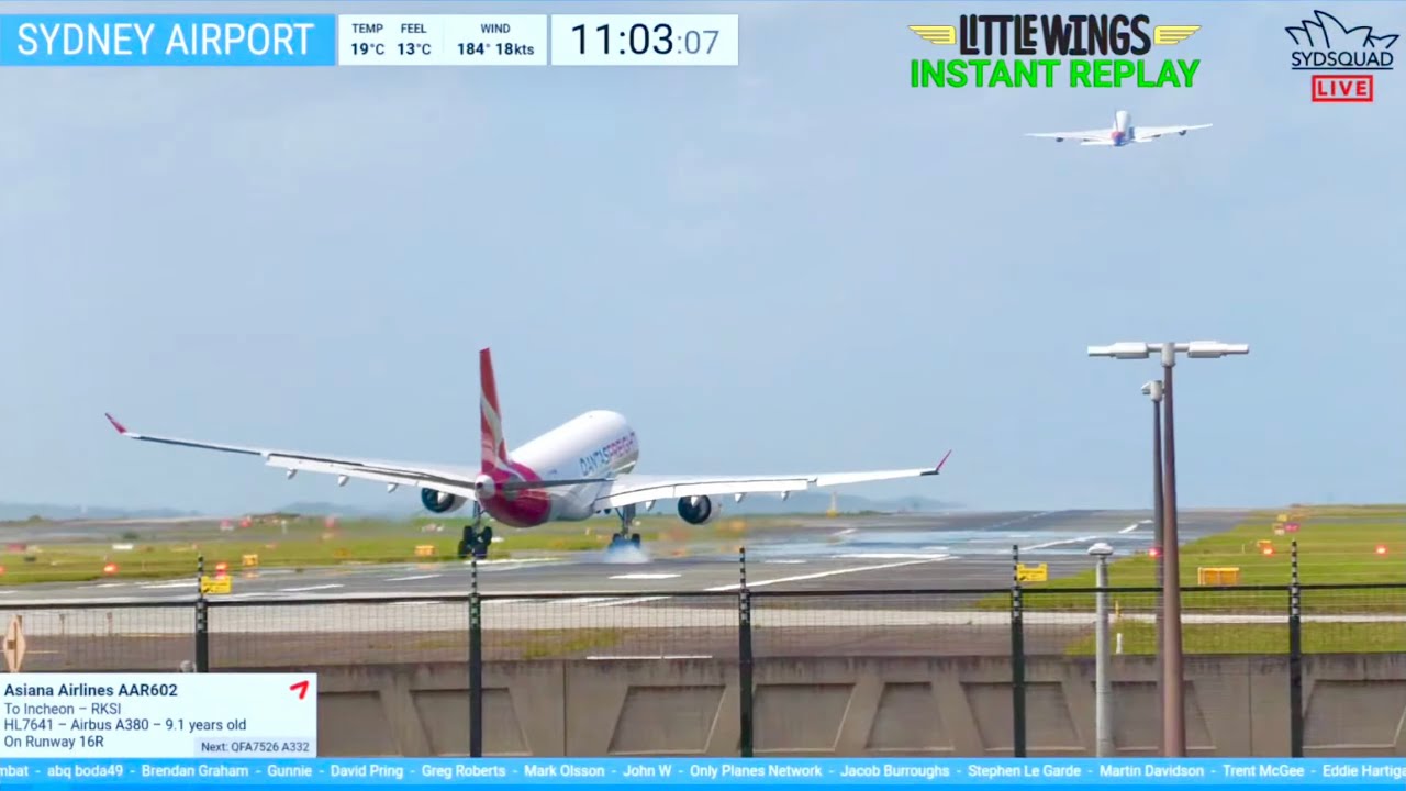 🔴 LIVE - HIGH WIND ACTION @ Sydney Airport - Plane Spotting with SydSquad - 2.2.26 🔴