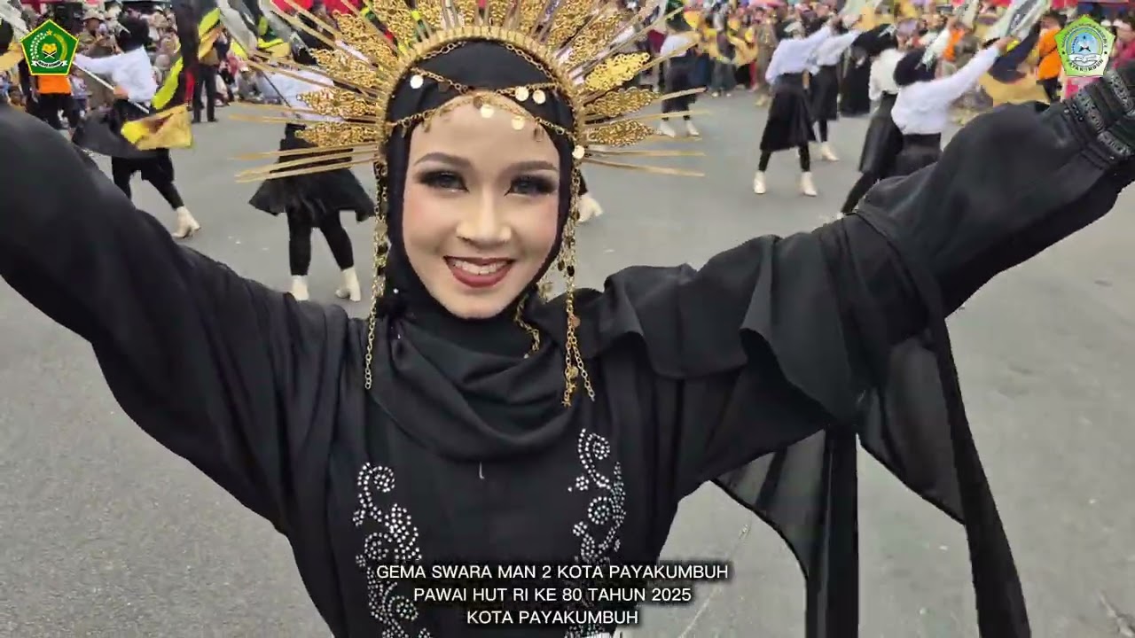 Gema Swara MAN 2 Kota Payakumbuh  Pawai HUT RI ke 80 Tahun 2025 Kota Payakumbuh