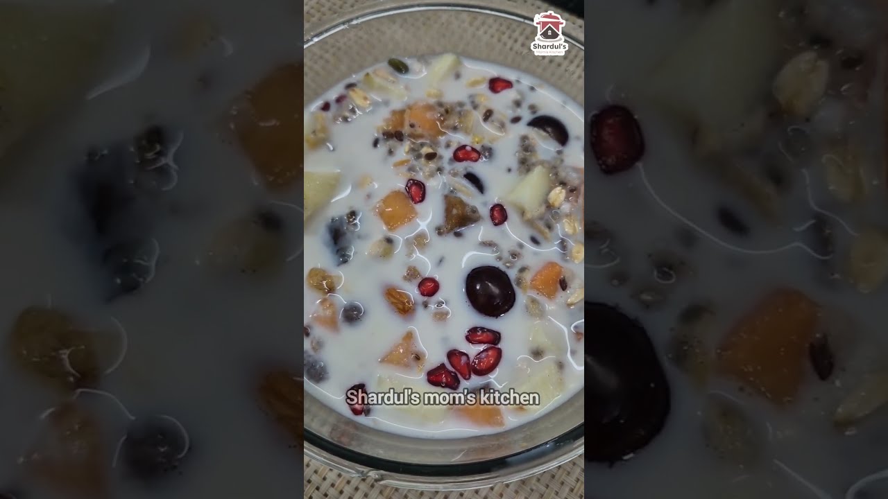 5 मिनट में हेल्दी नाश्ता | Weight Loss Healthy Muesli Bowl | Dry Fruits Muesli Recipe | 