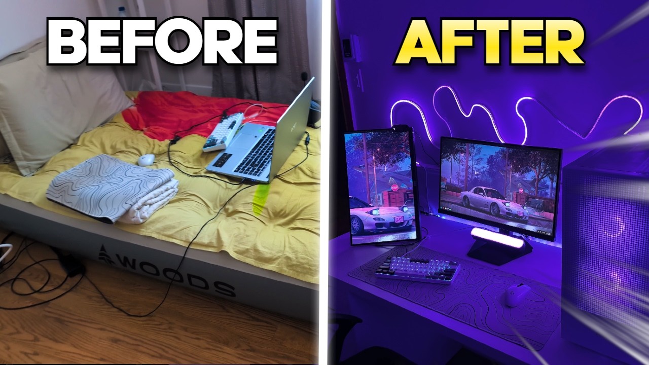 Building My Best Friend's DREAM Gaming Setup🤩