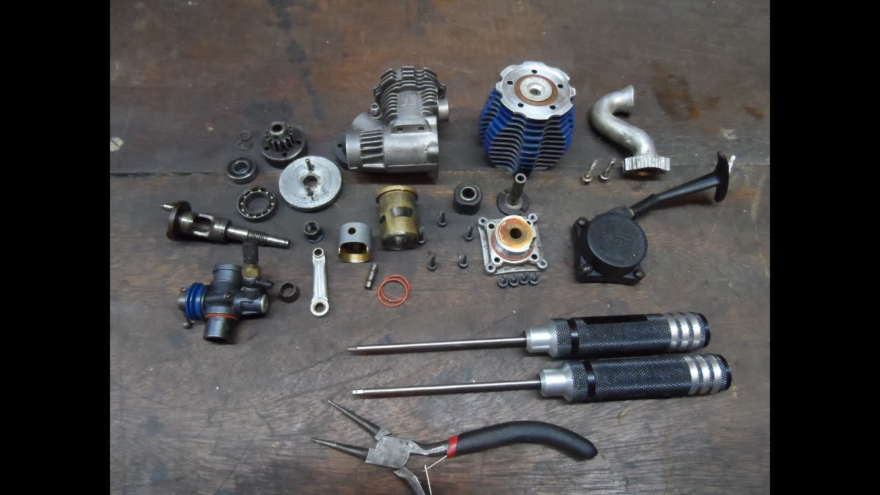 Revitalizacão motor nitro..Pt01 Desmontando o motor..