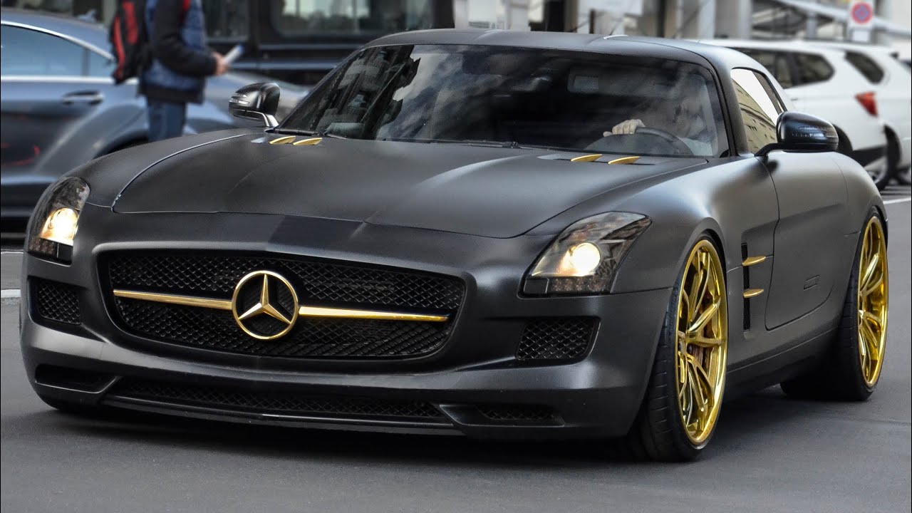 BEST OF Mercedes SLS AMG - Start Up, REVS, Accelerations, Powerslides, Amazing Exhaust Sound!