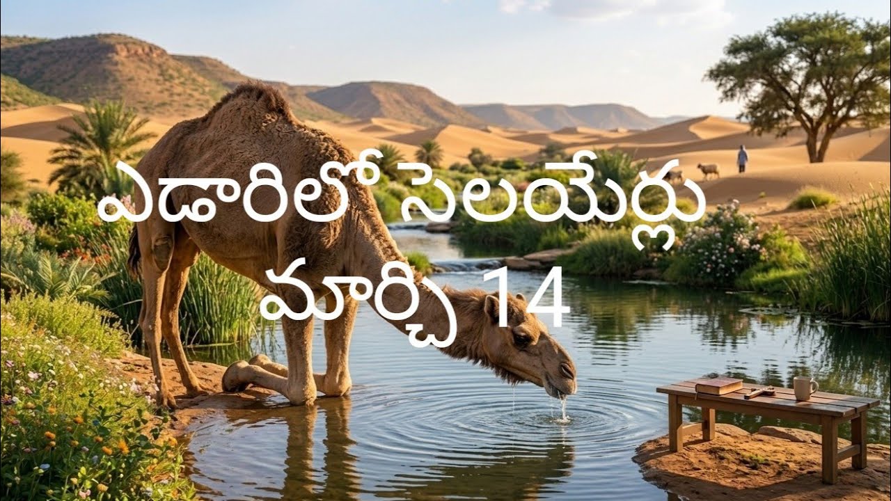 ఎడారిలో సెలయేర్లు మార్చి 14