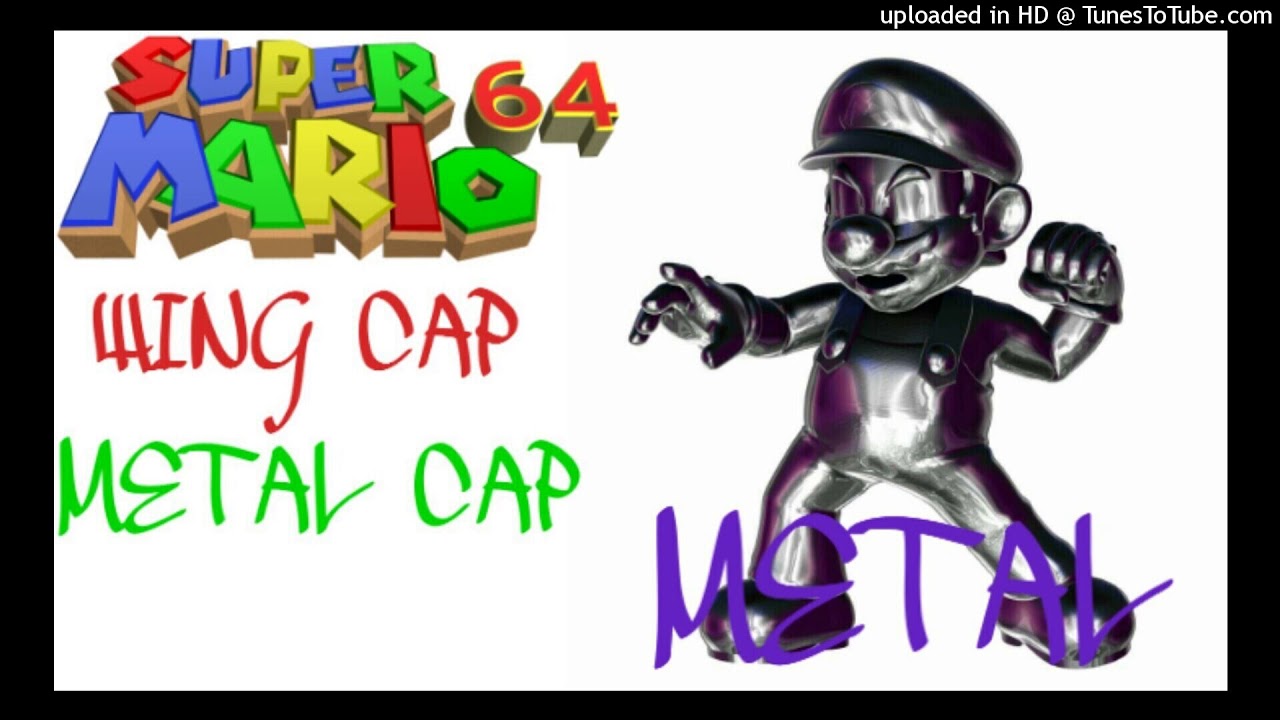 Super Mario 64 - Wing Cap/Metal Cap - METAL COVER by NUGGet3562