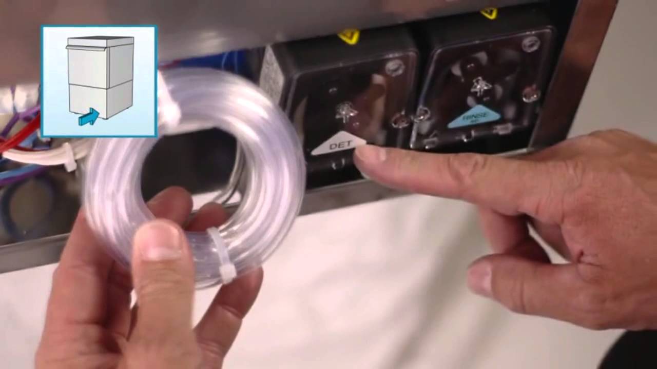 Installation of a Classeq Front Loading Dishwasher with a Drain Pump