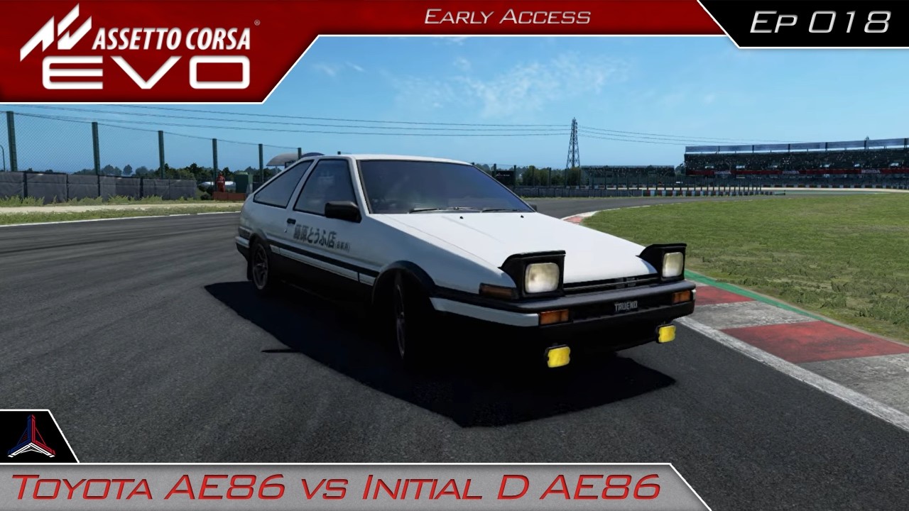 Toyota AE86 vs Initial D AE86 | Assetto Corsa EVO - Early Access | #018