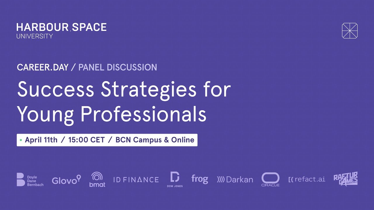 Success Strategies for Young Professionals | Panel Discussion