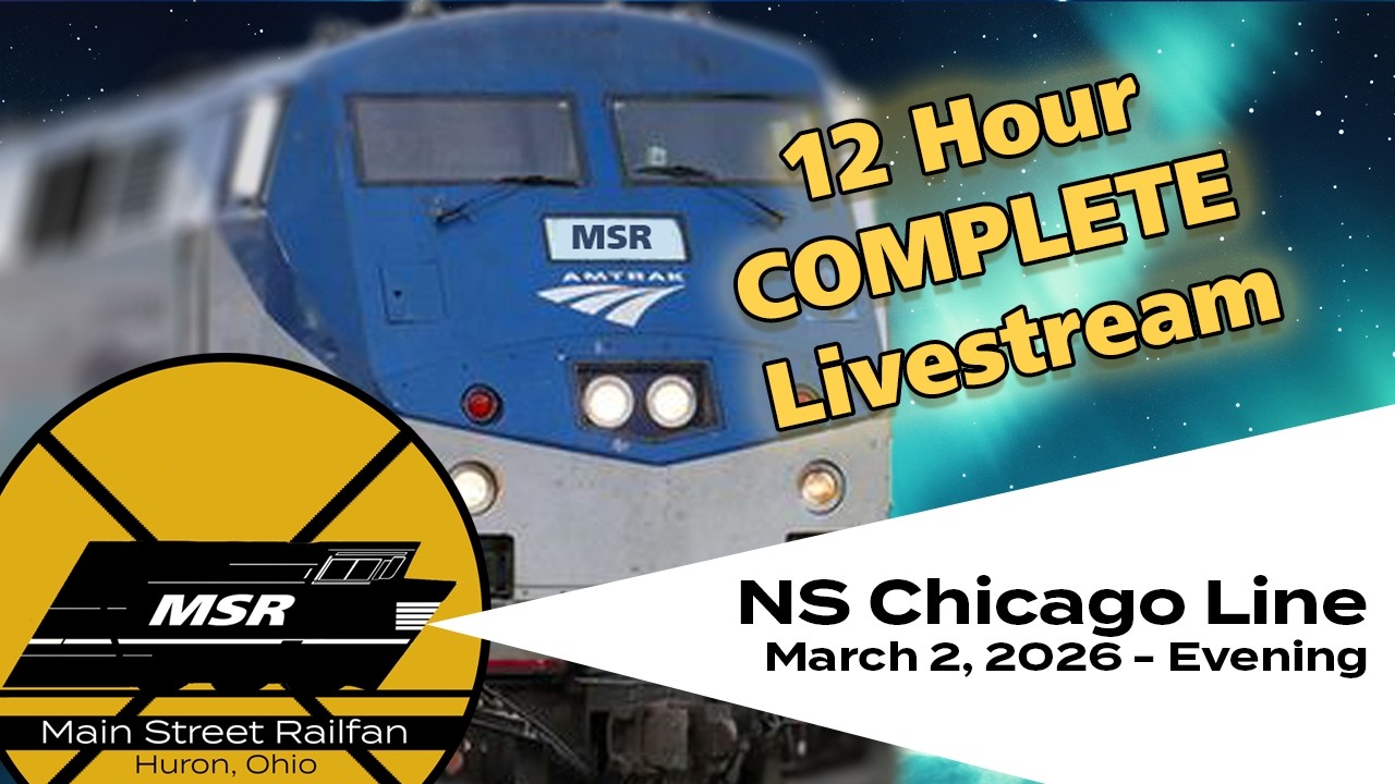 Huron, Ohio, USA | LIVE Train Camera