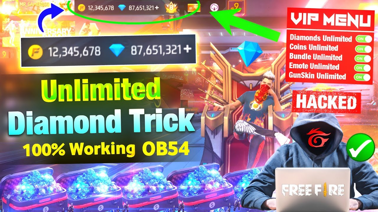Free Fire Unlimited Diamond Trick 💯 Working 😱🔥| How To Get Free Diamonds In Free Fire | Diamond Hack