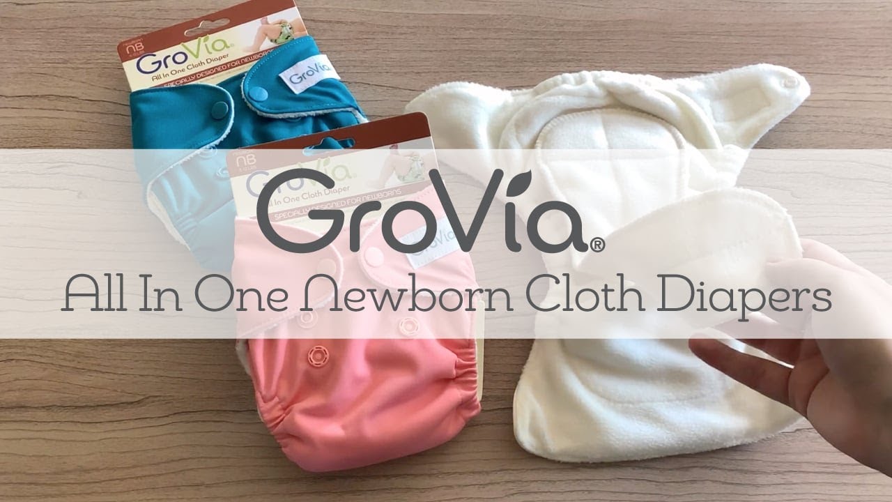 GroVia Newborn All-in-One Cloth Diaper (5–12 lbs)