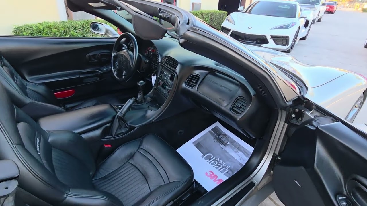 2001 Corvette Convertible 1SC 6 speed with 45k miles For sale 19, 995  light Pewter Metallic. 